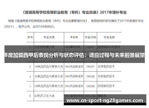 B席加盟西甲后表现分析与状态评估:适应过程与未来前景展望 B席加盟西甲后表现分析与状态评估:适应过程与未来前景展望